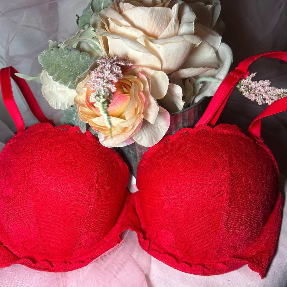 PINK Victoria's Secret Scarlet Lace Bra
